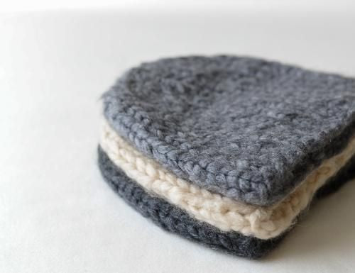 Anthracite Pure Cashmere Knit Cap