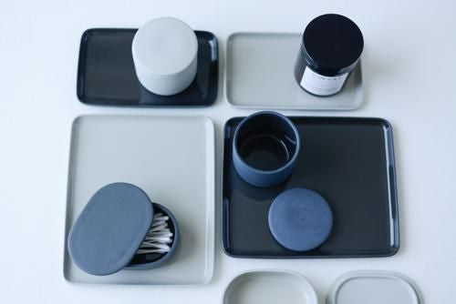 Porcelain Tray S Black