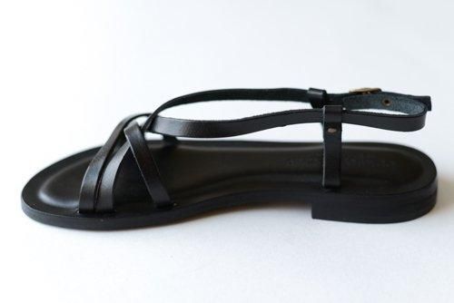 Leather Sandals Black