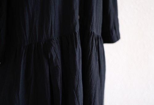 Recycled Cotton Cupra 2-Way Dress Black