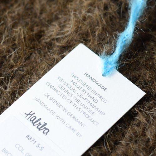 Suri Alpaca Wool Triangle Scarf Brown