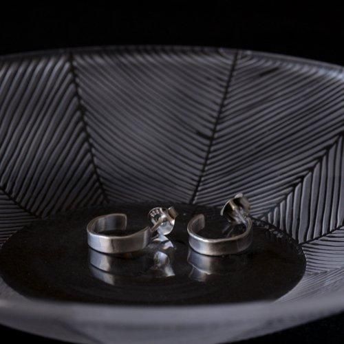 Hoop Bretagna Silver Earrings