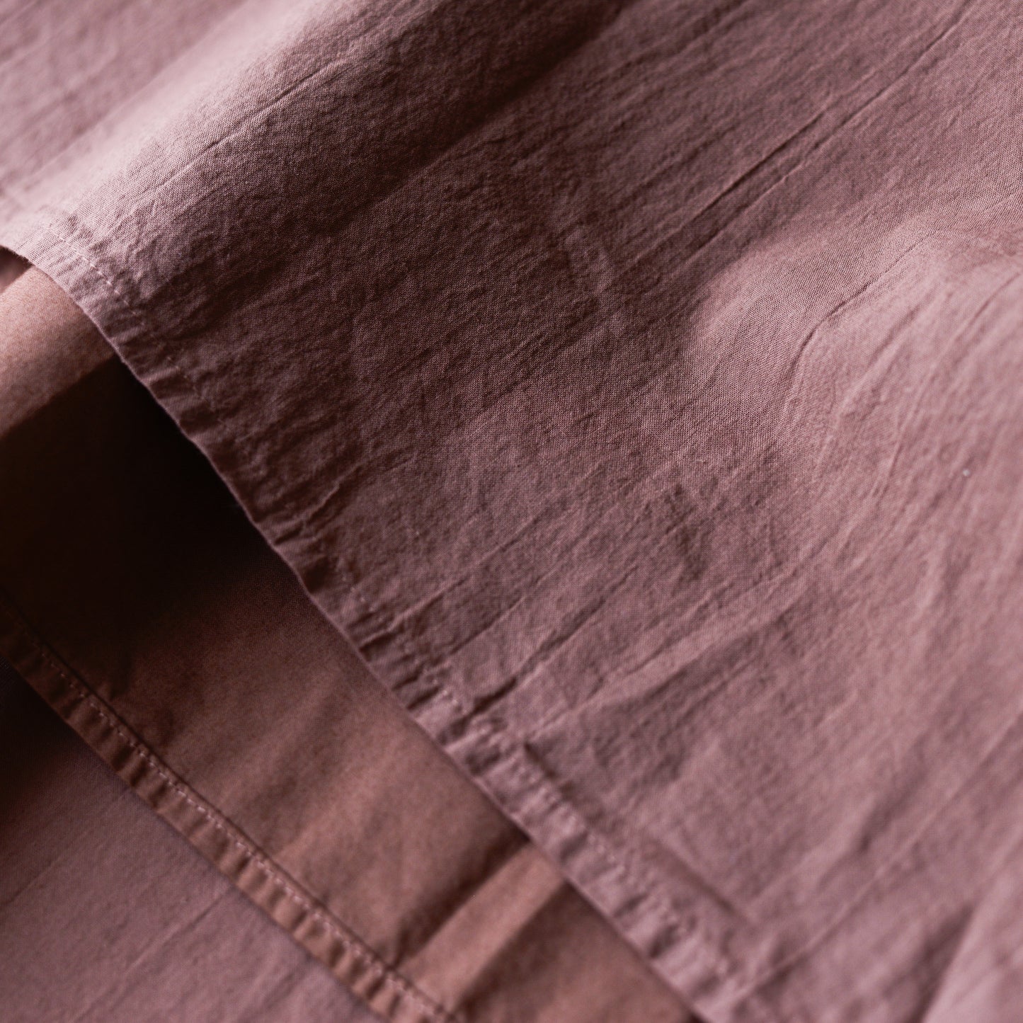 コットンリネン2ウェイギャザーワンピース Brown