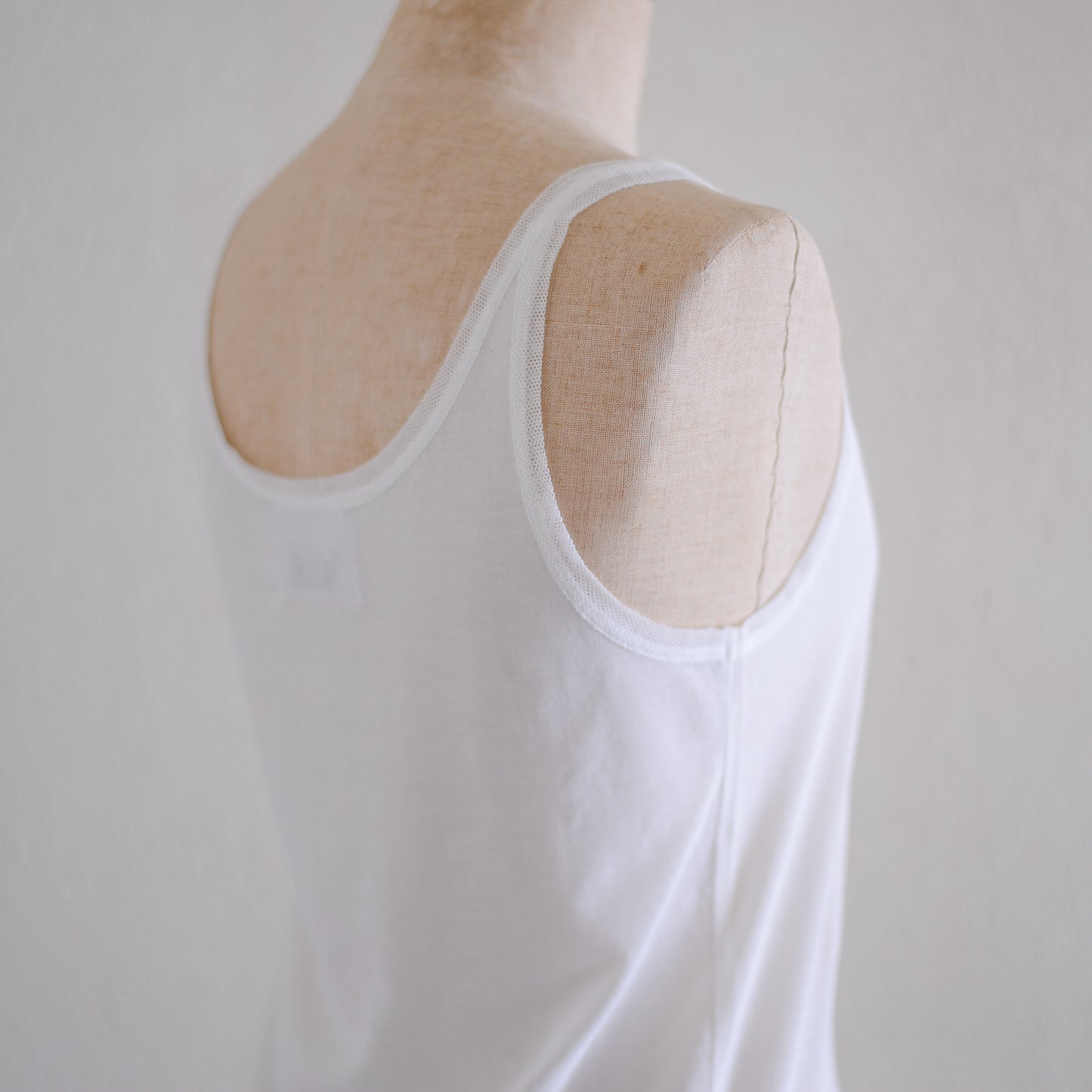 コットンチュールタンクトップ Off White