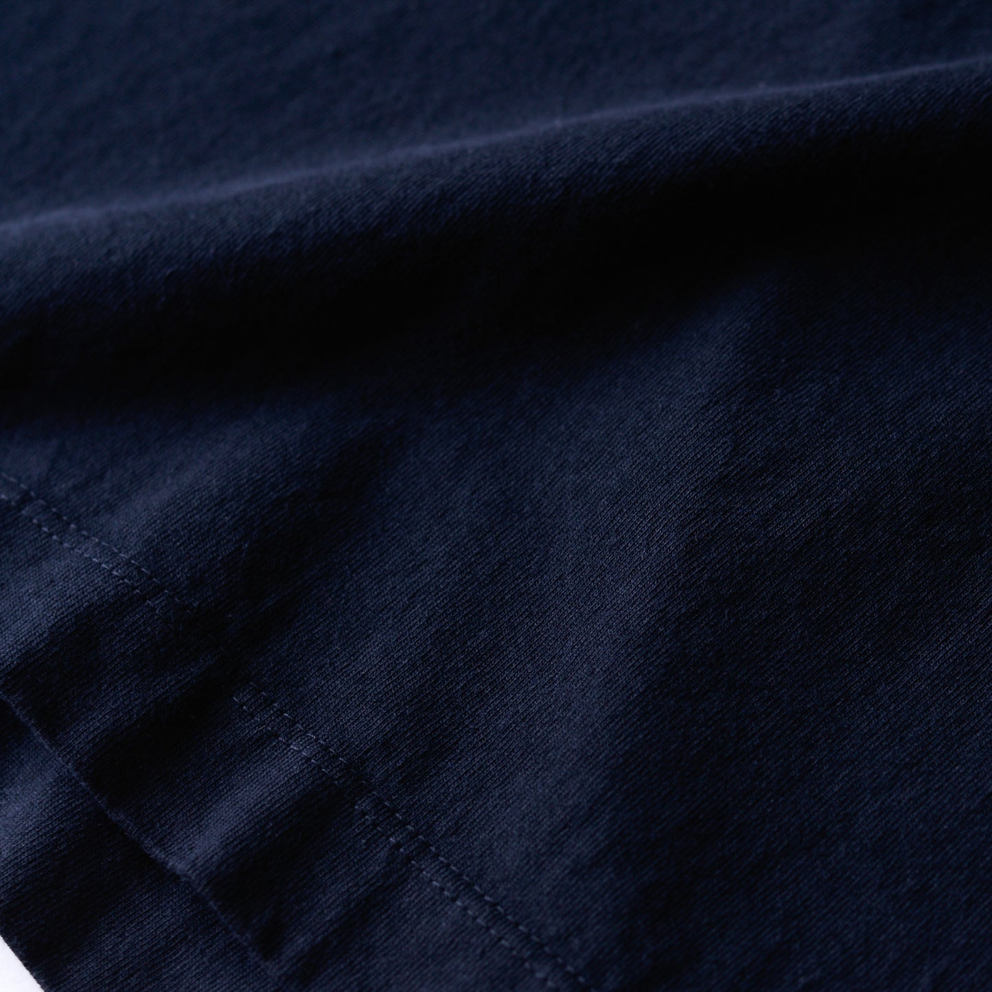 Cotton Jersey Crew Neck Pullover Black