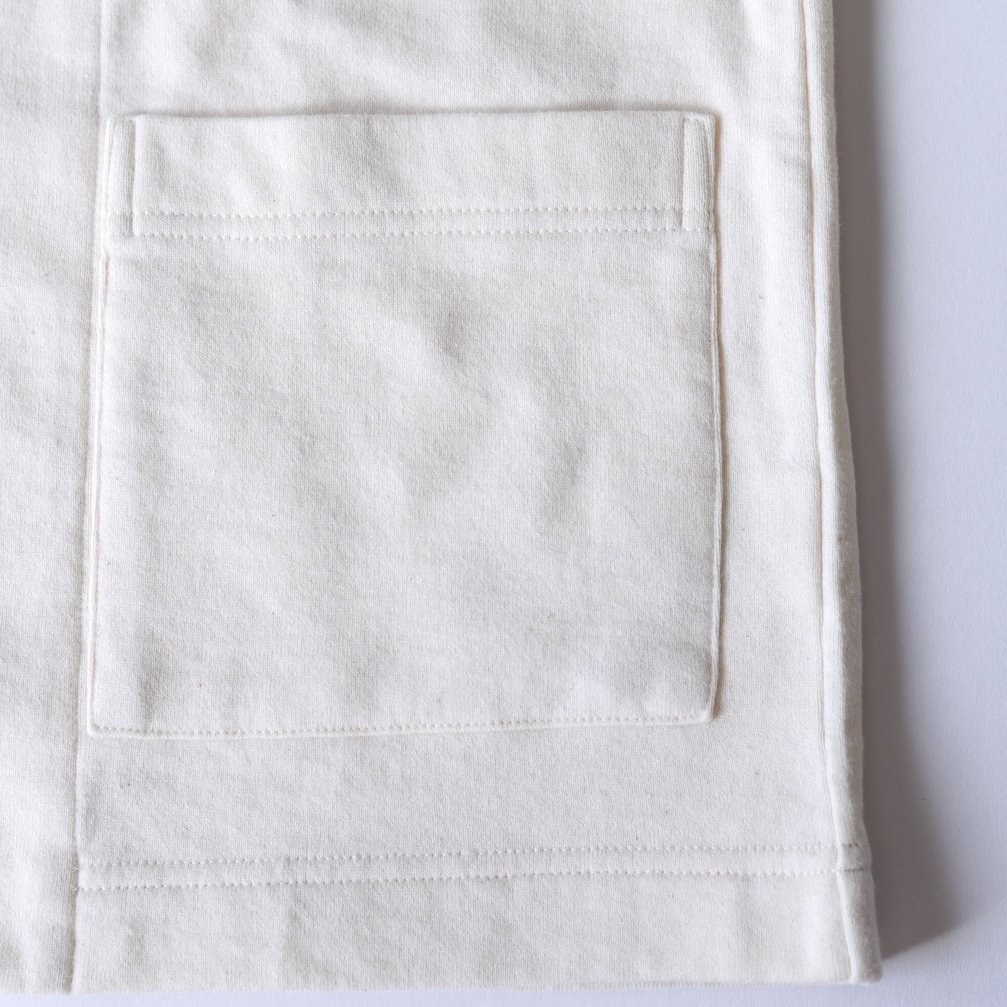 Cotton wool snap cardigan in off-white