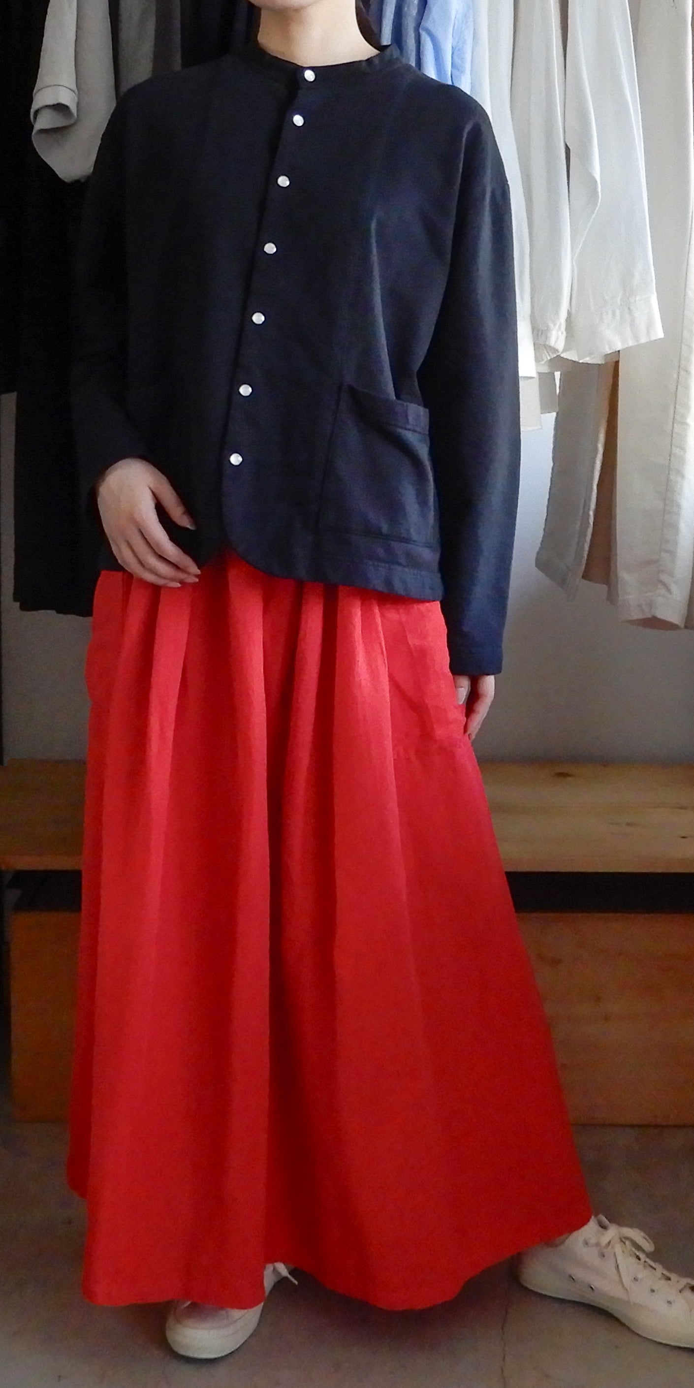 コットンスナップジャケット Black