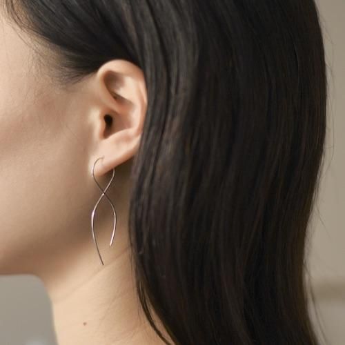 Infinity Silver Earrings