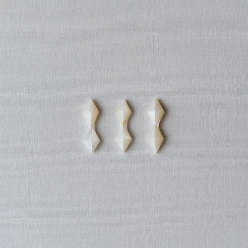 Chopstick Rest Double Diamond White