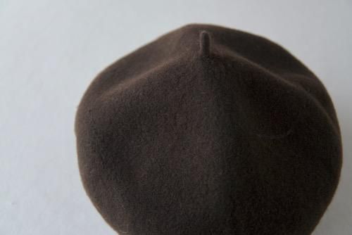ウールロールアップベレー Brown