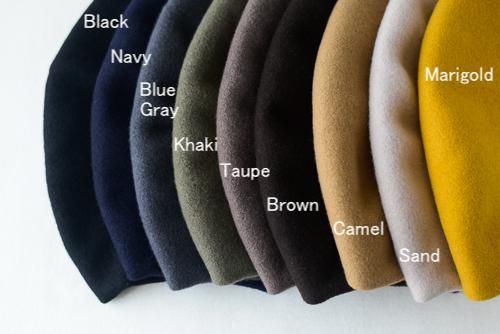 ウールロールアップベレー Brown