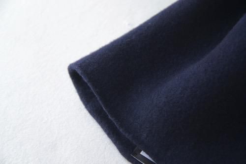 Wool Roll-Up Beret Navy