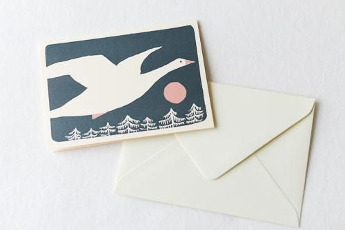Snow Goose greeting card
