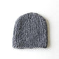 Pure Cashmere Knit Cap Gray