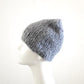 Pure Cashmere Knit Cap Gray