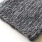 Pure Cashmere Knit Cap Gray