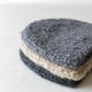 Pure Cashmere Knit Cap Gray