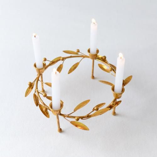 Olive Candle Holder