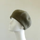 Kahki Wool Roll-Up Beret