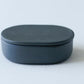 Porcelain Container Oval Black