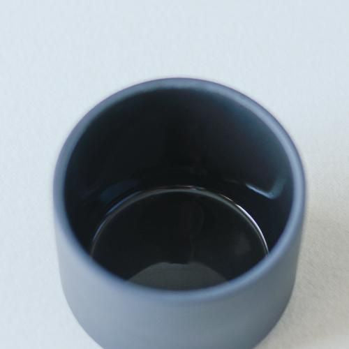 Porcelain Container Round Black