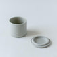 Porcelain Container Round White
