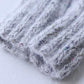 Silk-blend Alpaca Wool Hand Warmer, White