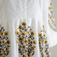 Cotton Honey Flower Dress Off White