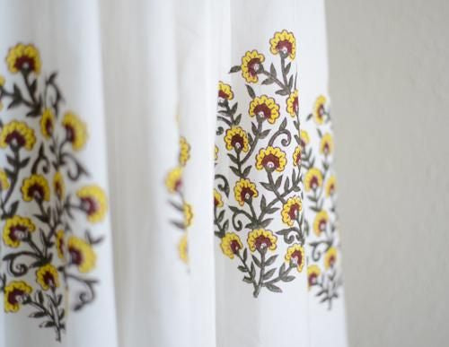 Cotton Honey Flower Dress Off White