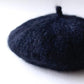 Alpaca Wool Beret Black