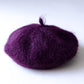 Alpaca wool beret Bordeaux
