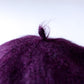 Alpaca wool beret Bordeaux