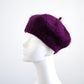 Alpaca wool beret Bordeaux
