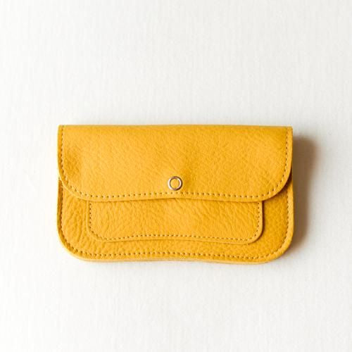 Leather Wallet Yellow