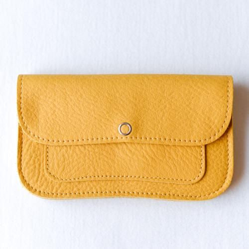 Leather Wallet Yellow