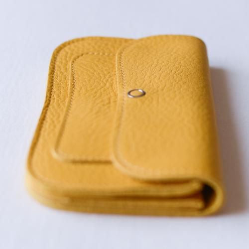 Leather Wallet Yellow