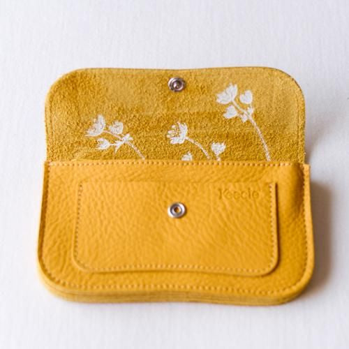 Leather Wallet Yellow