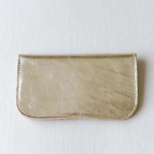 Leather Wallet Gold