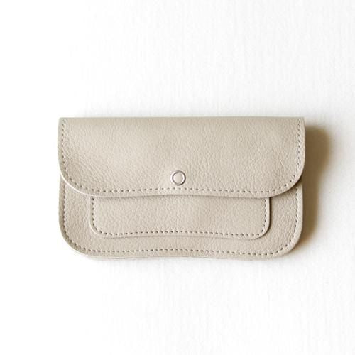 Cement leather wallet