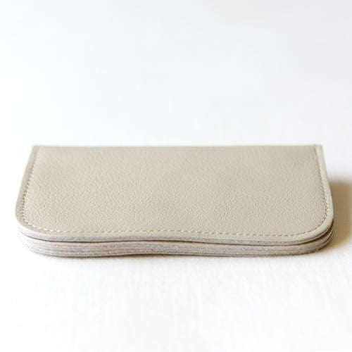 Cement leather wallet