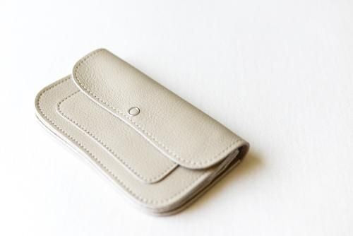 Cement leather wallet