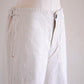 Cotton Straight Pants Off White