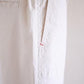 Cotton Straight Pants Off White