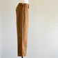 Cotton Straight Pants, Camel