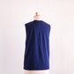 Cotton Semi-Turtle Tank Top Navy