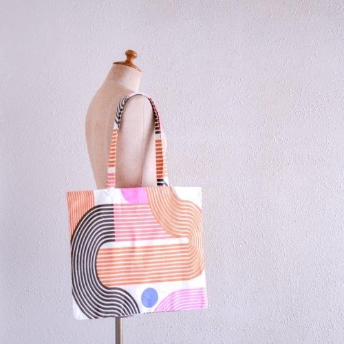 Cotton Tote Bag Stream Orchid