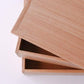 Two-tiered plain wooden box