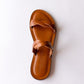 レザーブレイドサンダル Brown