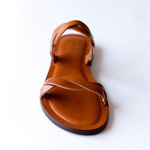 レザーブレイドサンダル Brown