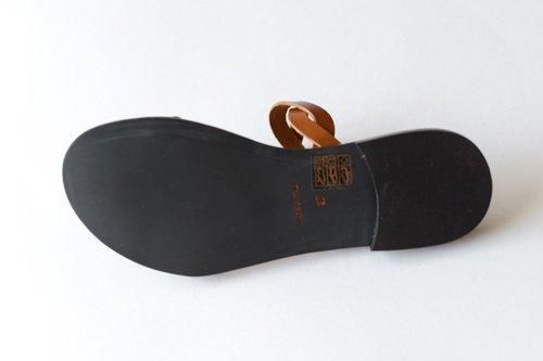 レザーブレイドサンダル Brown